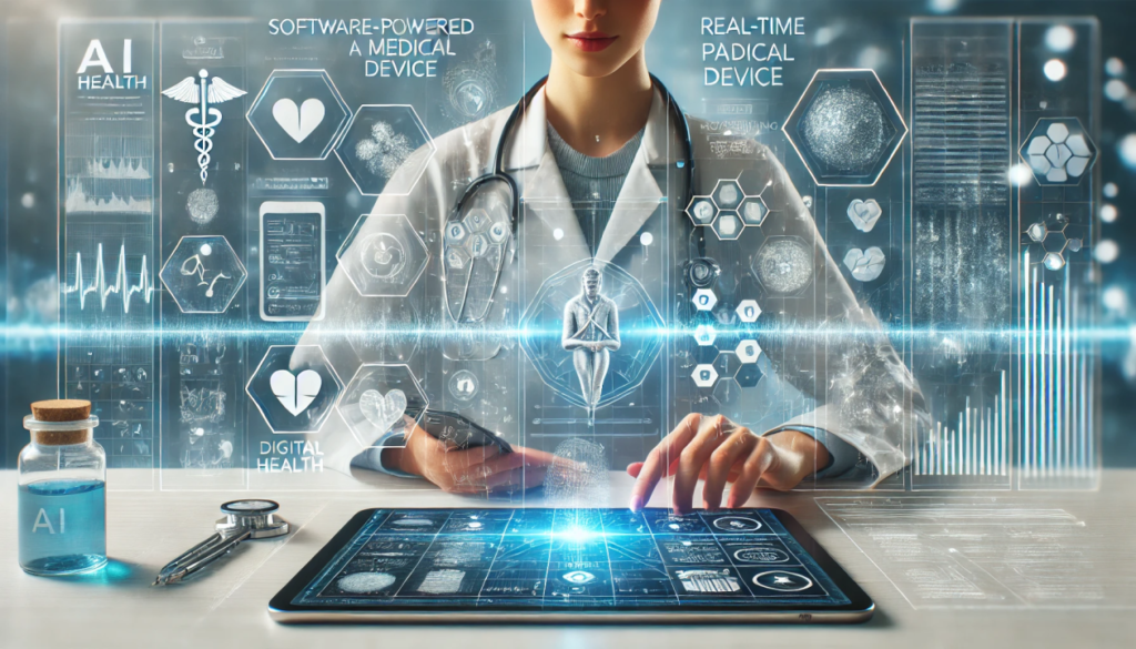 Digital health application used in regulated healthcare environment